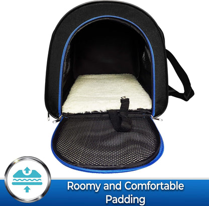 Foldable Pet Carrier Waterproof, Collapsible Soft Pet Transport Bag for Cats, Small Dogs & Pets for Car & Plane