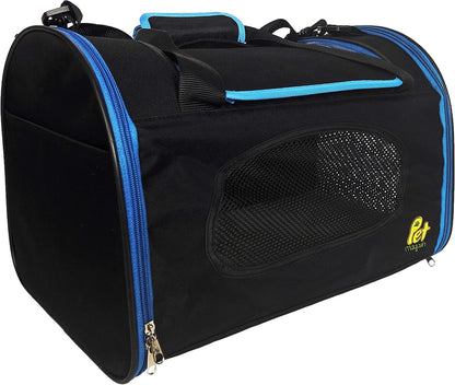 Foldable Pet Carrier Waterproof, Collapsible Soft Pet Transport Bag for Cats, Small Dogs & Pets for Car & Plane