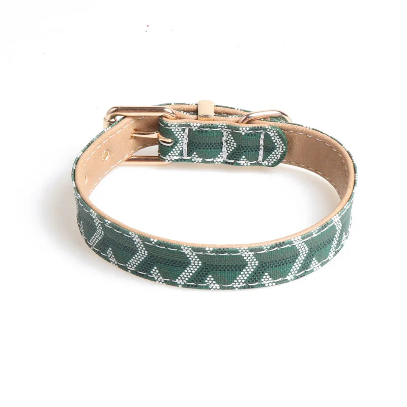 New Pet Products Boutique PU Dog Collar Big PAI Series Pet Collar Soft and Comfortable