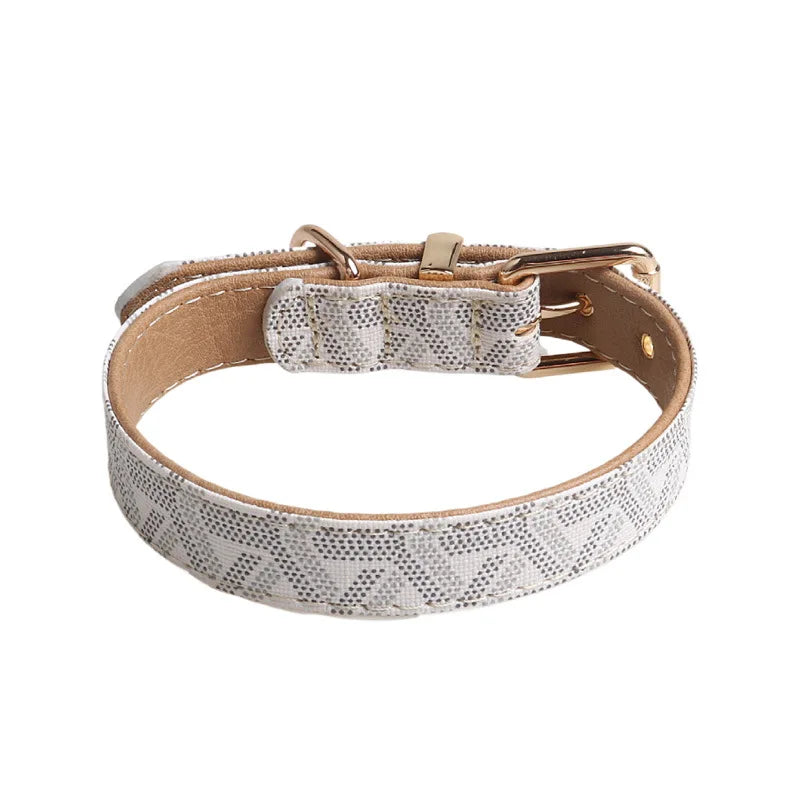 New Pet Products Boutique PU Dog Collar Big PAI Series Pet Collar Soft and Comfortable