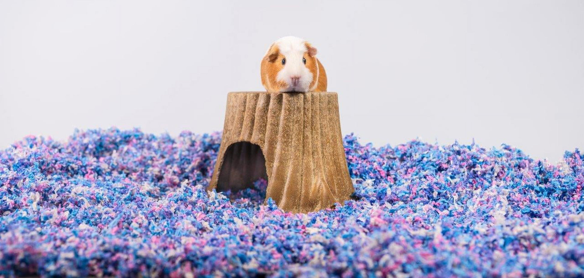 Petspick Uber Soft Paper Pet Bedding for Small Animals, Confetti 36L