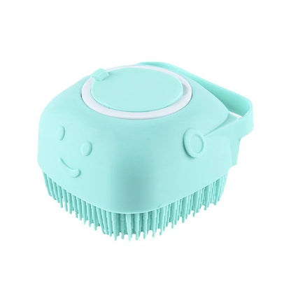 Silicone Pet Bath Brush Cleaning Massage Cat Brush Soft Skin-Free Dog Brush Soft Hair Bath Silicone Deep Cleaning Pet Comb