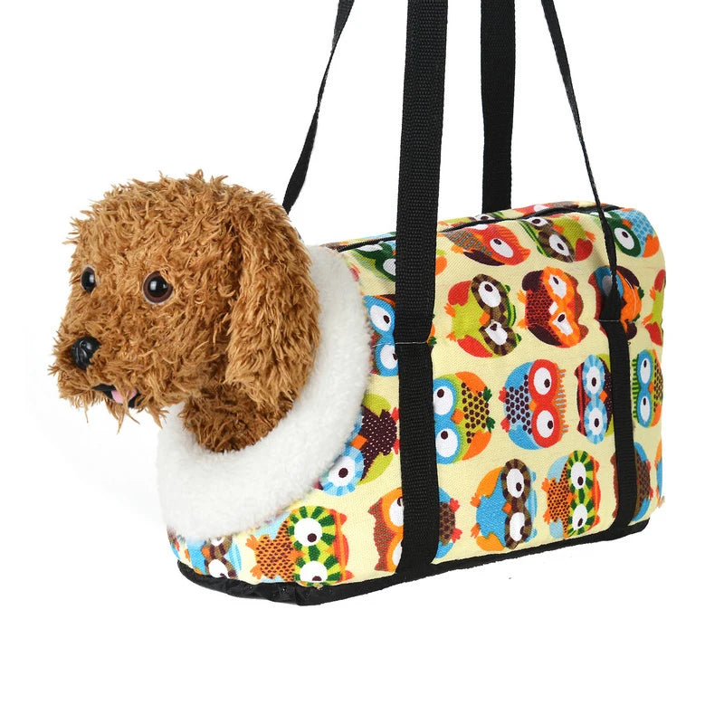 Classic Pet Carrier for Small Dogs Cozy Soft Puppy Cat Dog Bags Backpack Outdoor Travel Pet Sling Bag Chihuahua Pug Pet Supplies