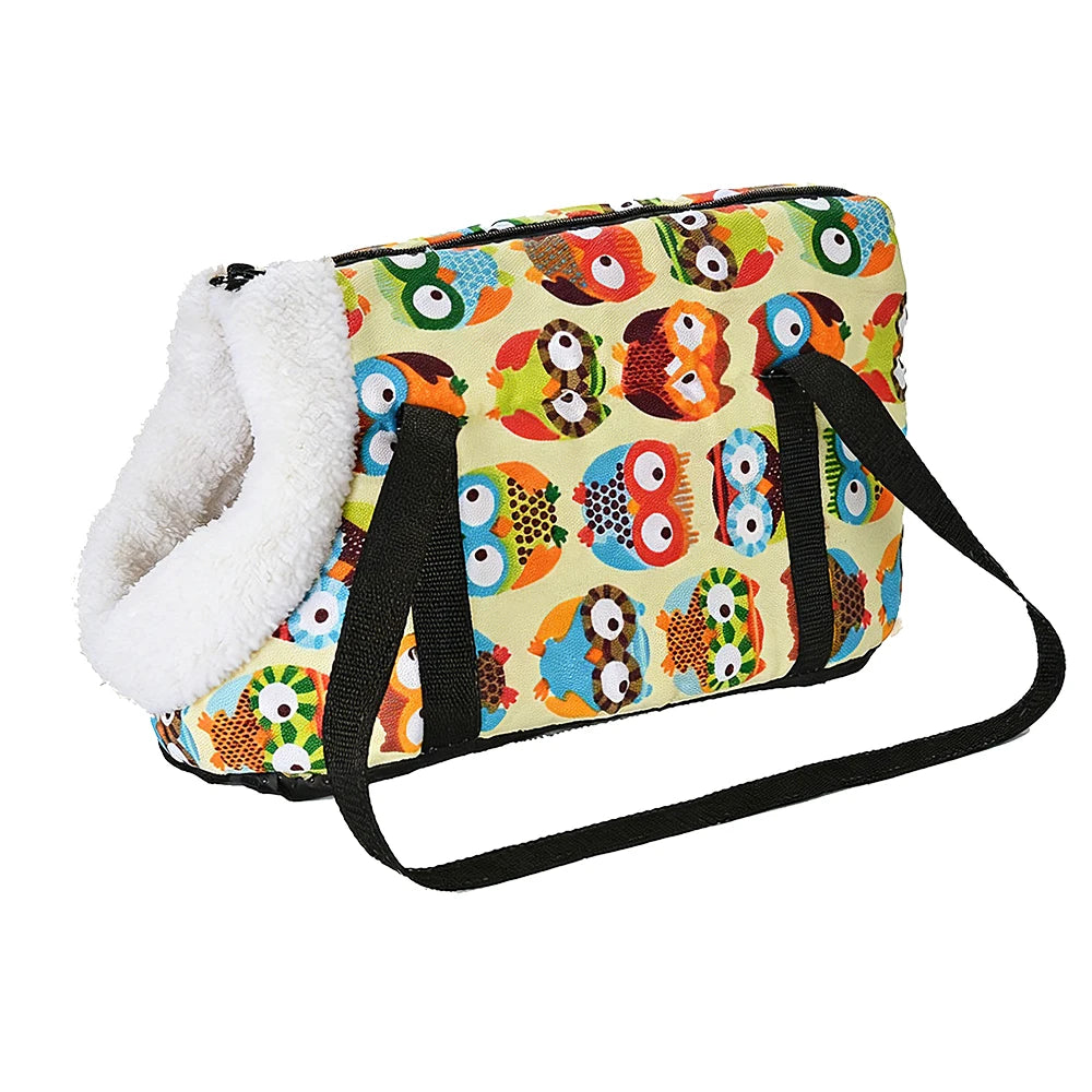 Classic Pet Carrier for Small Dogs Cozy Soft Puppy Cat Dog Bags Backpack Outdoor Travel Pet Sling Bag Chihuahua Pug Pet Supplies