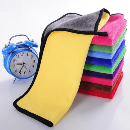 Coral Fleece Pet Towel Soft Absorbent Easy to Clean Pet Cleaning Supplies Dog Bathrobe Puppy Accessories Bath Articles for Cat