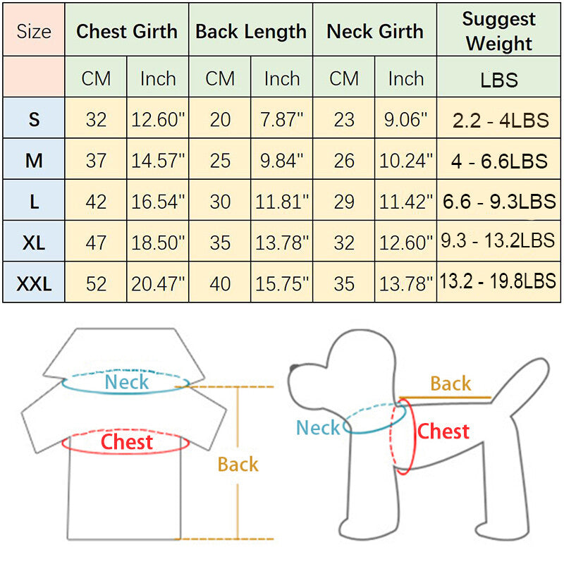 Pet Dog Puppy Dog Warm Soft Fleece Clothes Coat Shirt Sweater Winter Apparel